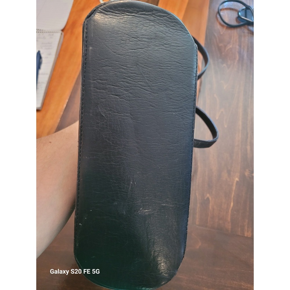 Vintage Y2K 90's American Angel Leather Slouch Hobo Logo Shoulder Bag Purse - Picture 16 of 16